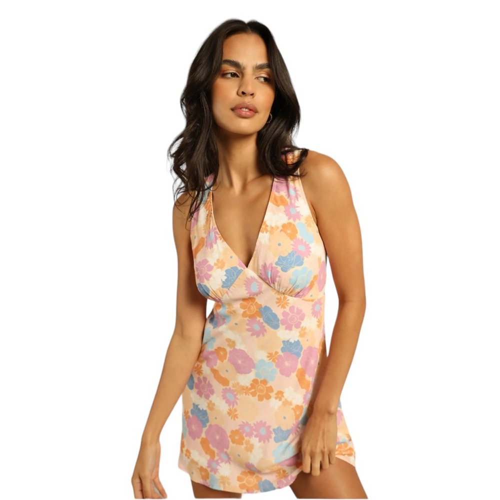 Charlie Holiday Floral Mini Dress - Multicolor